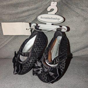 Brand New with Tag. Koala Baby Black Dress Crib Shoes Size 2